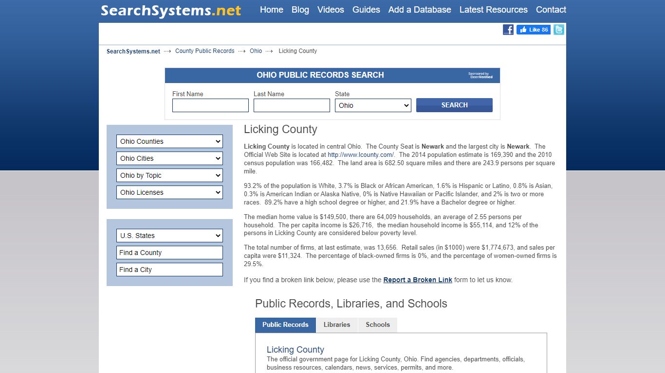 Licking County Criminal and Public Records